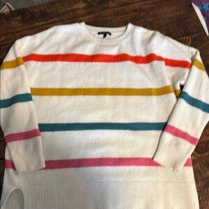 Staccato Colorful Striped Crew Neck Sweater